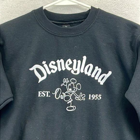 Glidan Youth Disney Sweatshirt Size M Black Cotton/Polyester New w/o Tags - Picture 2 of 7